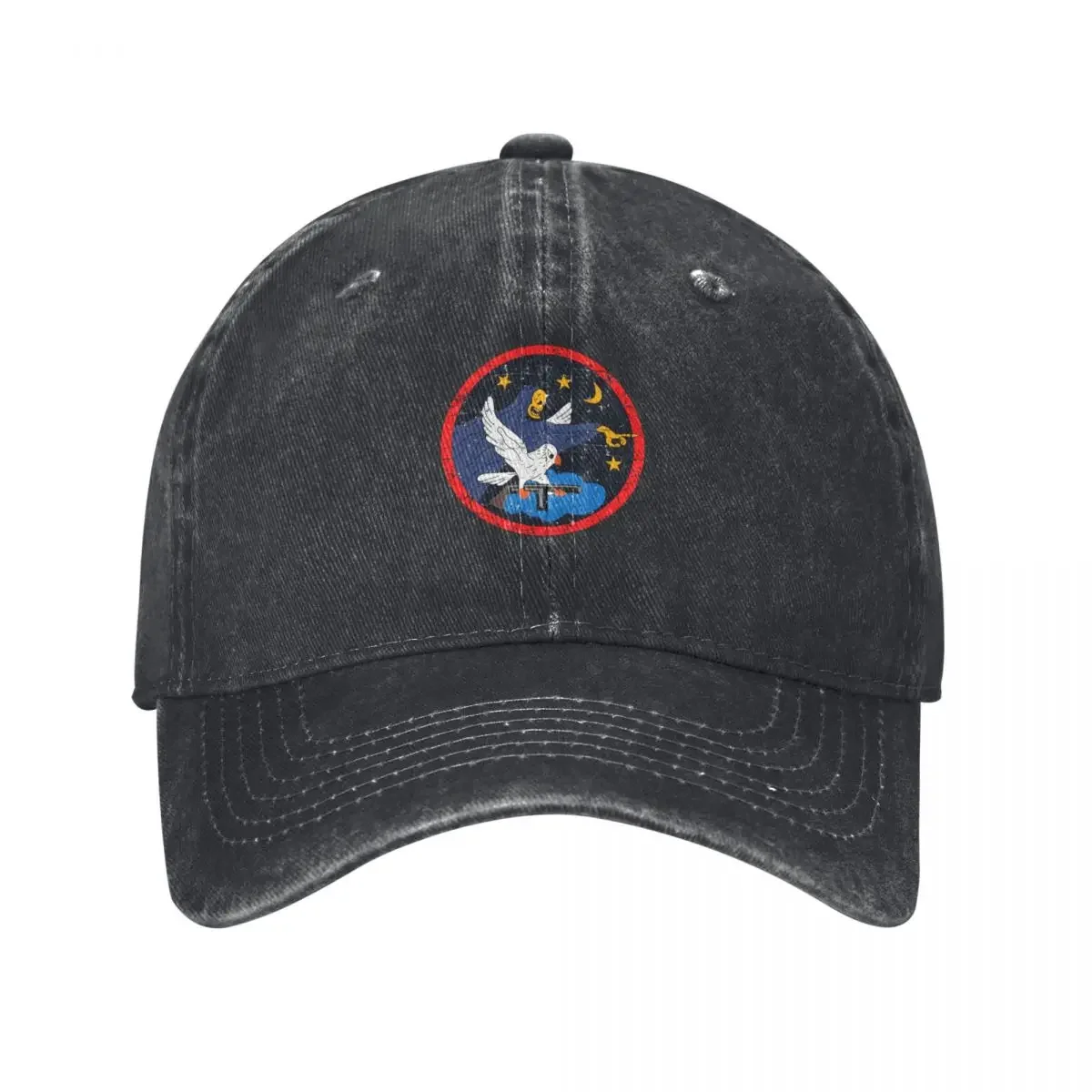 USAF - 416th Night Fighter Squadron - Grunge Style Baseball Cap Military Cap Man Golf Hat Man For Men Women's