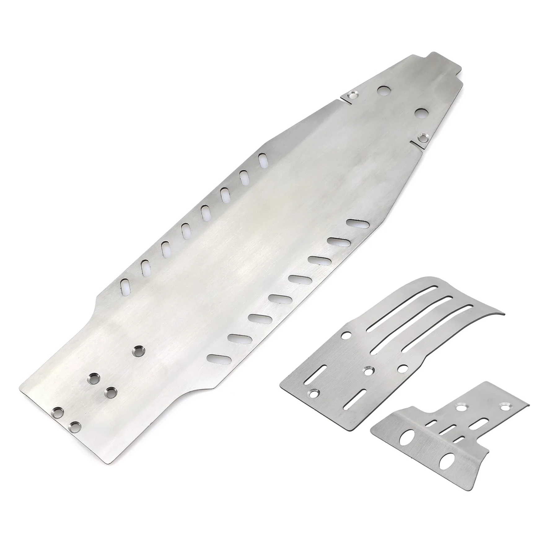 Stainless Steel Chassis Armor Skid Plate Axle Protector for Tamiya BBX BB01 Tamiya BB-01 1/10 RC Car Upgrade Parts Accessories