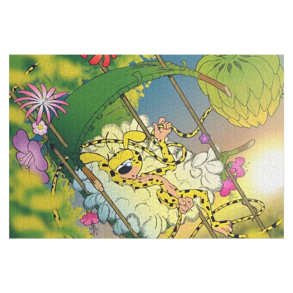 Marsupilami in nest Jigsaw Puzzle Custom With Photo Wooden Compositions For Children Woods For Adults Puzzle