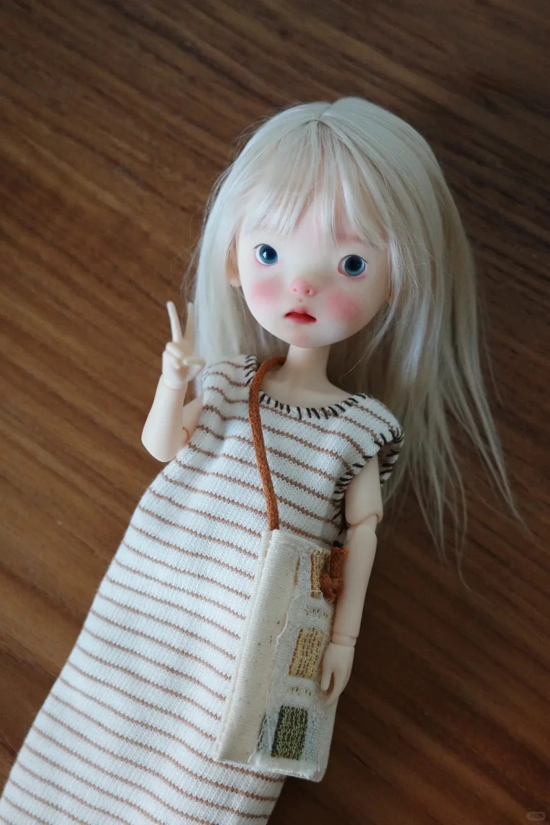 BJD pop 1/6 landoudou blauwe bonen kleine 6 meisje pop schattige SD pop hars speelgoed verjaardagscadeau poppen in aanbiedingen poppen