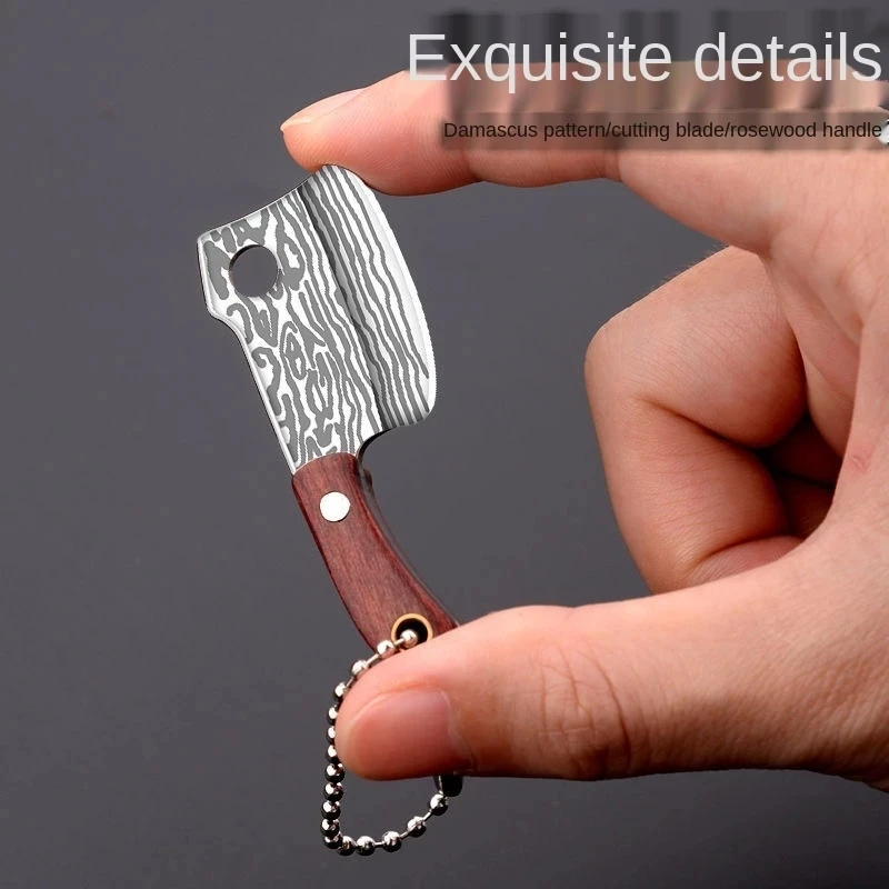 Portable Mini Knife Demolition Express Knives Collection Knife Keychain Mini Kitchen Knives Out of The Box Gift Keychain Pendant