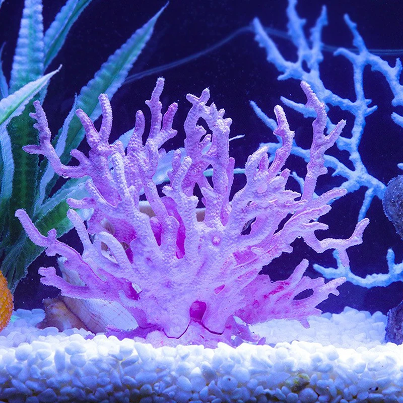 Resin Simulation Mini Coral Micro Landscape Fish Tank Starfish Decorartions Aquarium Decor Ornaments Plants Accessories