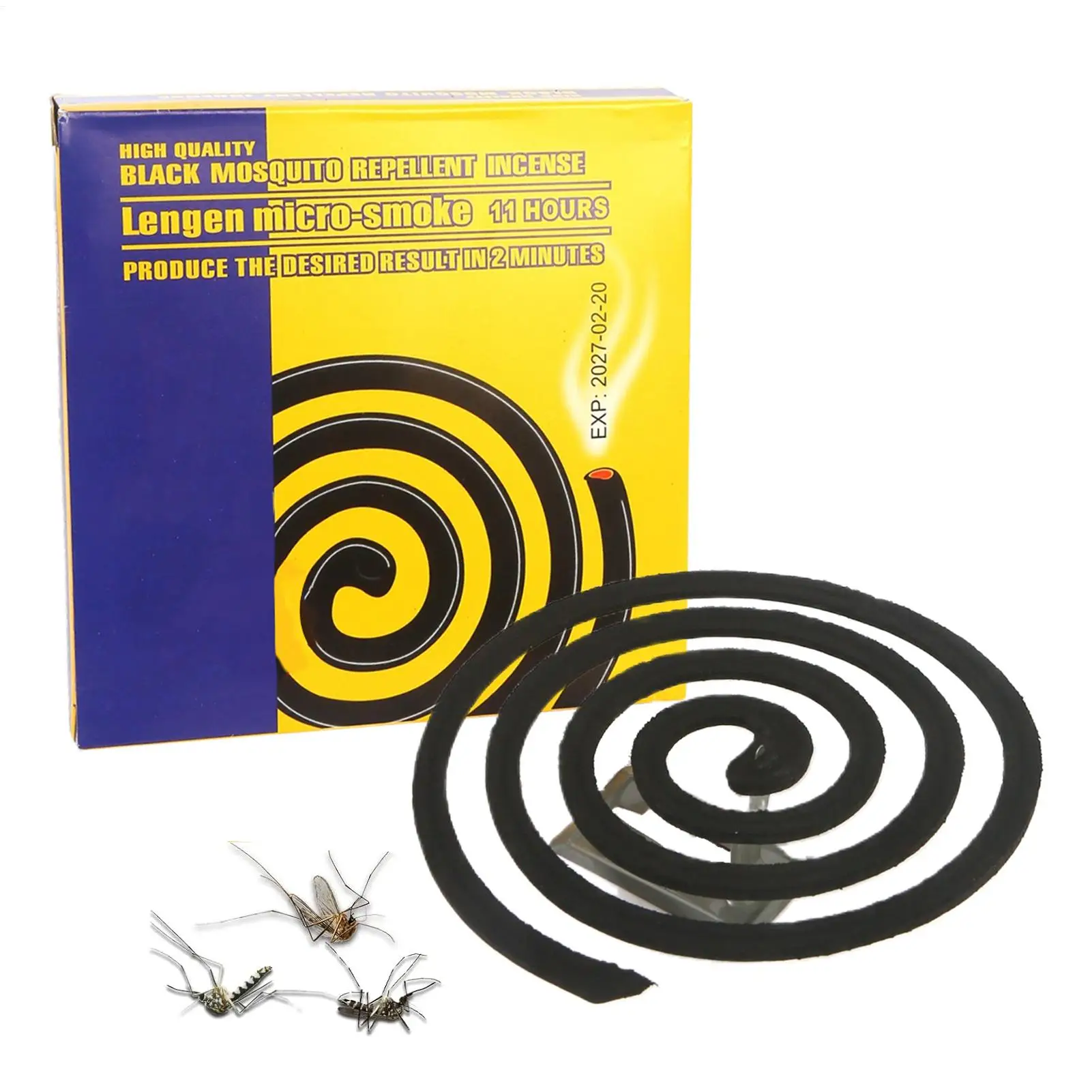 Natural Spiral Incense Coils Long-Lasting Fragrance for Outdoor Camping Patio Garden Balcony & Indoor Activities