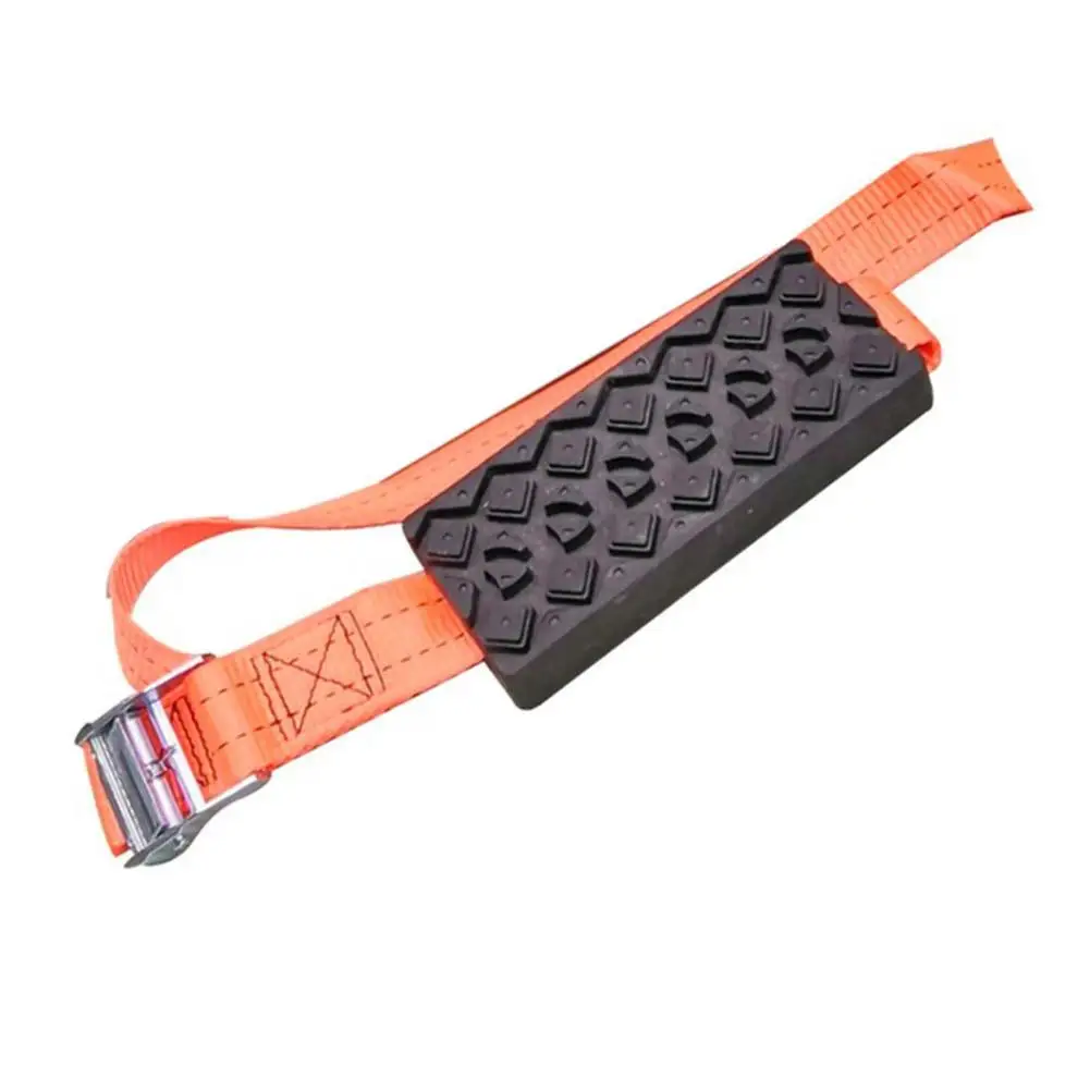 1pcs Tire Chain Straps PU Anti-Skid Car Tire Traction Blocks With Bag Emergency Mud Sand for SNOW Mud Ice L2Q8