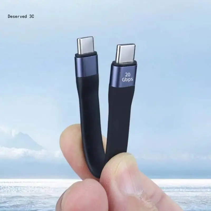 Type C USB C to C Charging Cable, 20Gbps Data Capability 100W Fast 4K Video