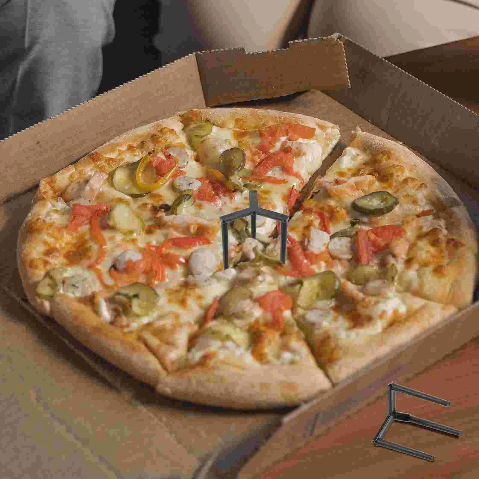 

200 Pcs Tripod Pizza Stand Rack for Catering Boxes High Quality Reusable Plastic Stack Premium Stands