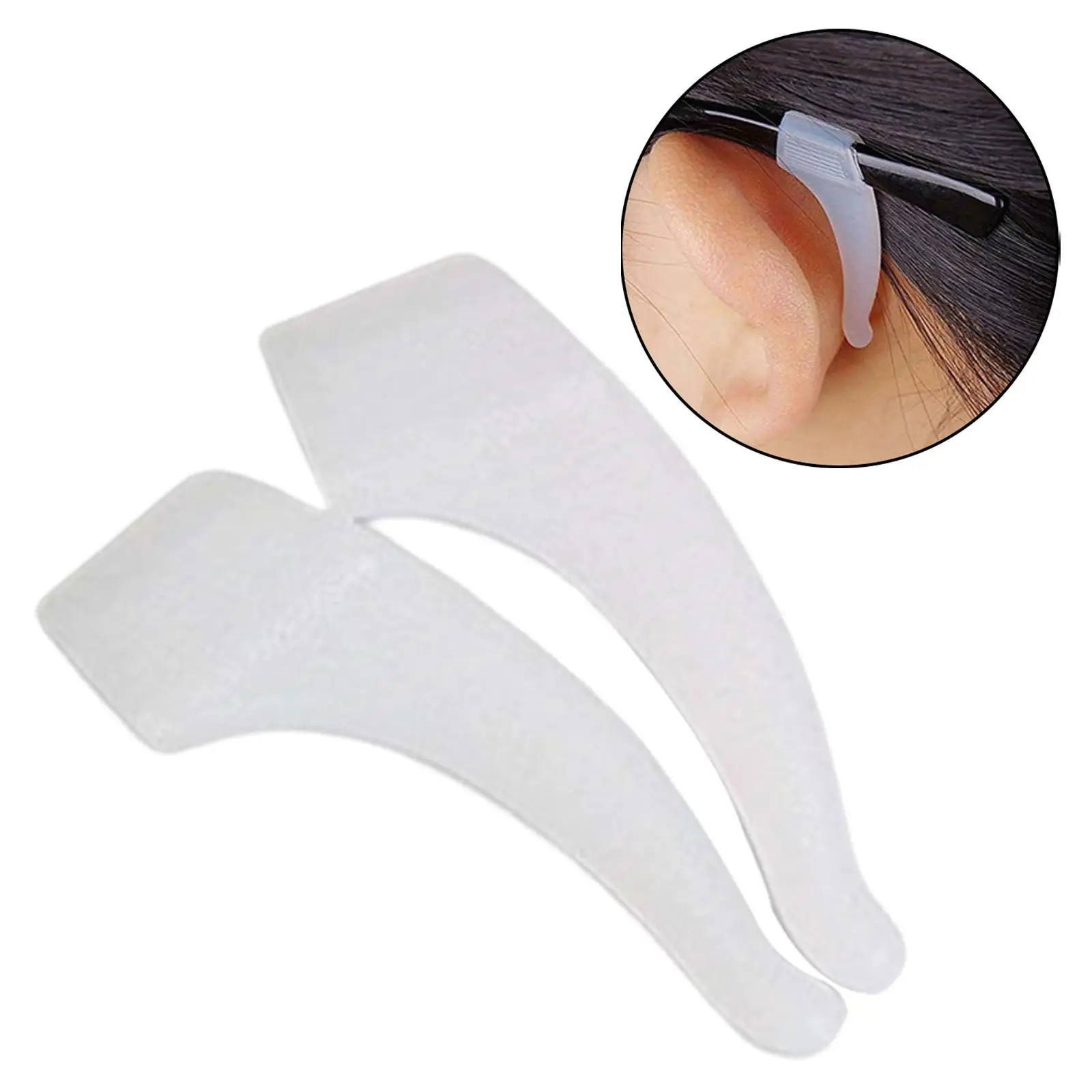 خطاف أذن من السيليكون مضاد للانزلاق، خفيف الوزن #5