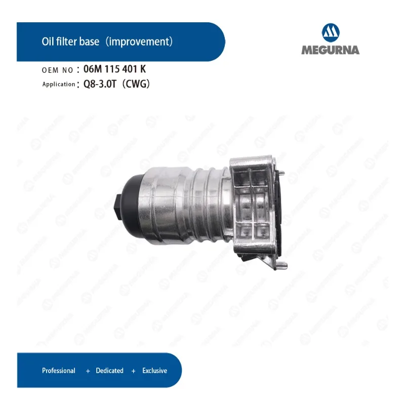 جديد 3.0T V6 محرك فلتر زيت الألومنيوم 06M115401K لأودي A4 A5 A6 C8 A7 A8 Q5 Q7 VW طوارق بورش كايين ماكان 06M115401L