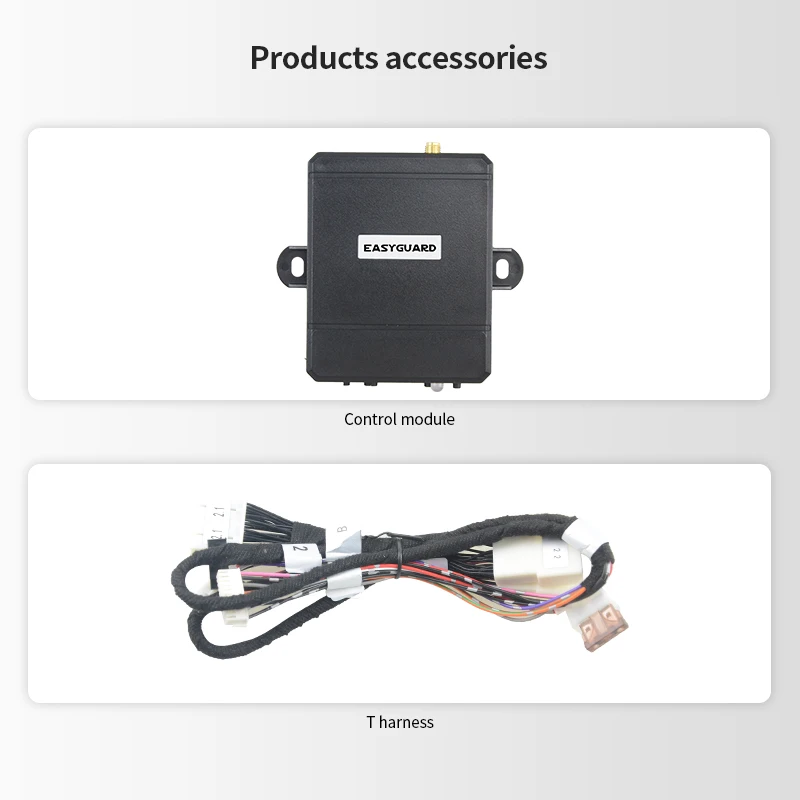 EASYGUARD Remote Starter Kit  fit for Toyota RAV4/ Corolla 13-18/Camry(Hybrid) 12-17/Avalon 15-17/Levin 14-18/Prius 16-17