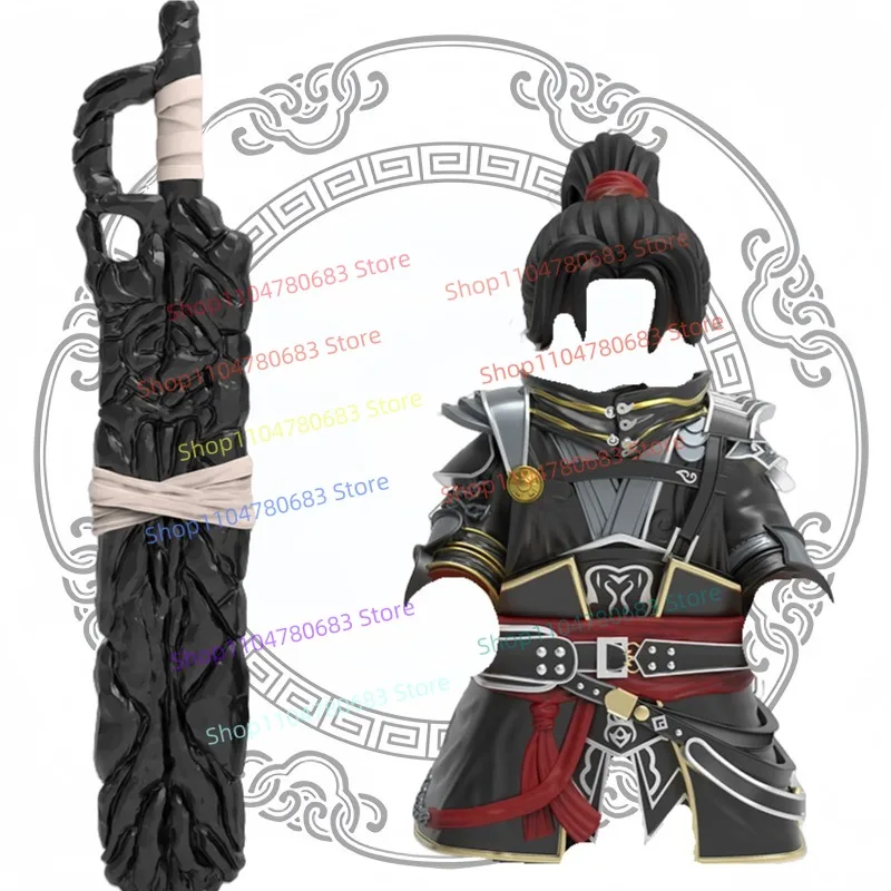 MOC Building Blocks Mini Figure Model Anime Character Xiao Yan Armor Accessories Fashionable Toy Figurine Hobby Collectible Toy