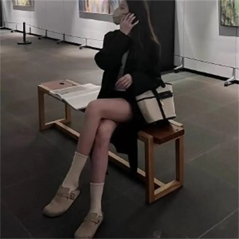 

2026 New Retro Flat Shoes Women Fashion Round Head Half Slippers Non Slip Lazy Casual Mules