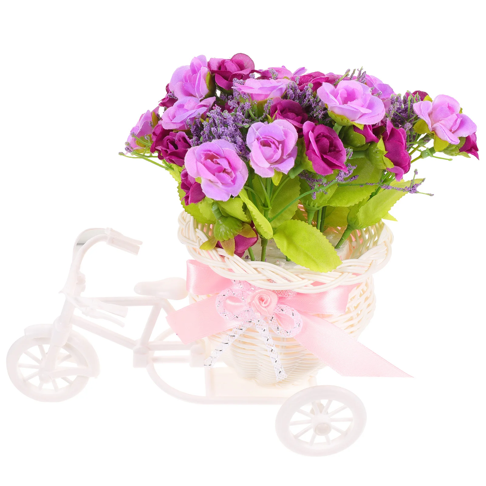 

Simulation Basket Artificial Plant Ornament For Home Wedding Desktop Living Room Potted Decor Fake Flower Indoor Garden Decor