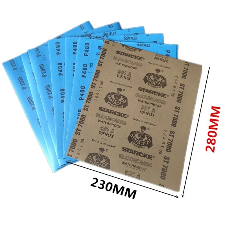 Wet & Dry Sandpaper Set Kit 220 240 320~7000 Grit Jade Stone Mirror Polishing,Waterproof Abrasive Paper for Wood Metal Ceramic