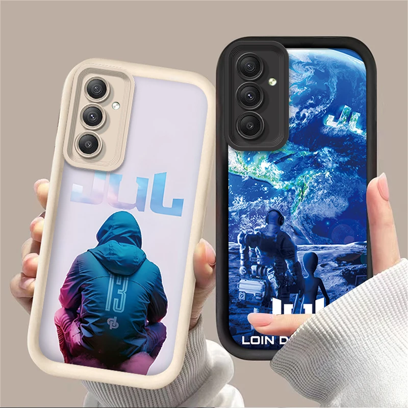 JuL C\'est Pas Des Lol Rapper Silicone Case For Samsung Galaxy S24 Ultra S23 FE S22 S21 Plus A54 A34 A14 A73 A53 A33 5G Cases