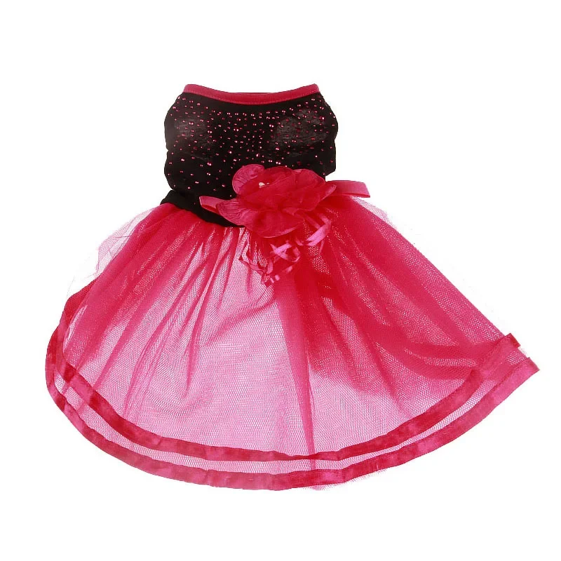 Classic Princess Dog Dresses Summer Small Dog Clothes Ropa Perro Chihuahua Tulle Skirt Cute Puppy Dress Yorkshire Pet Clothes