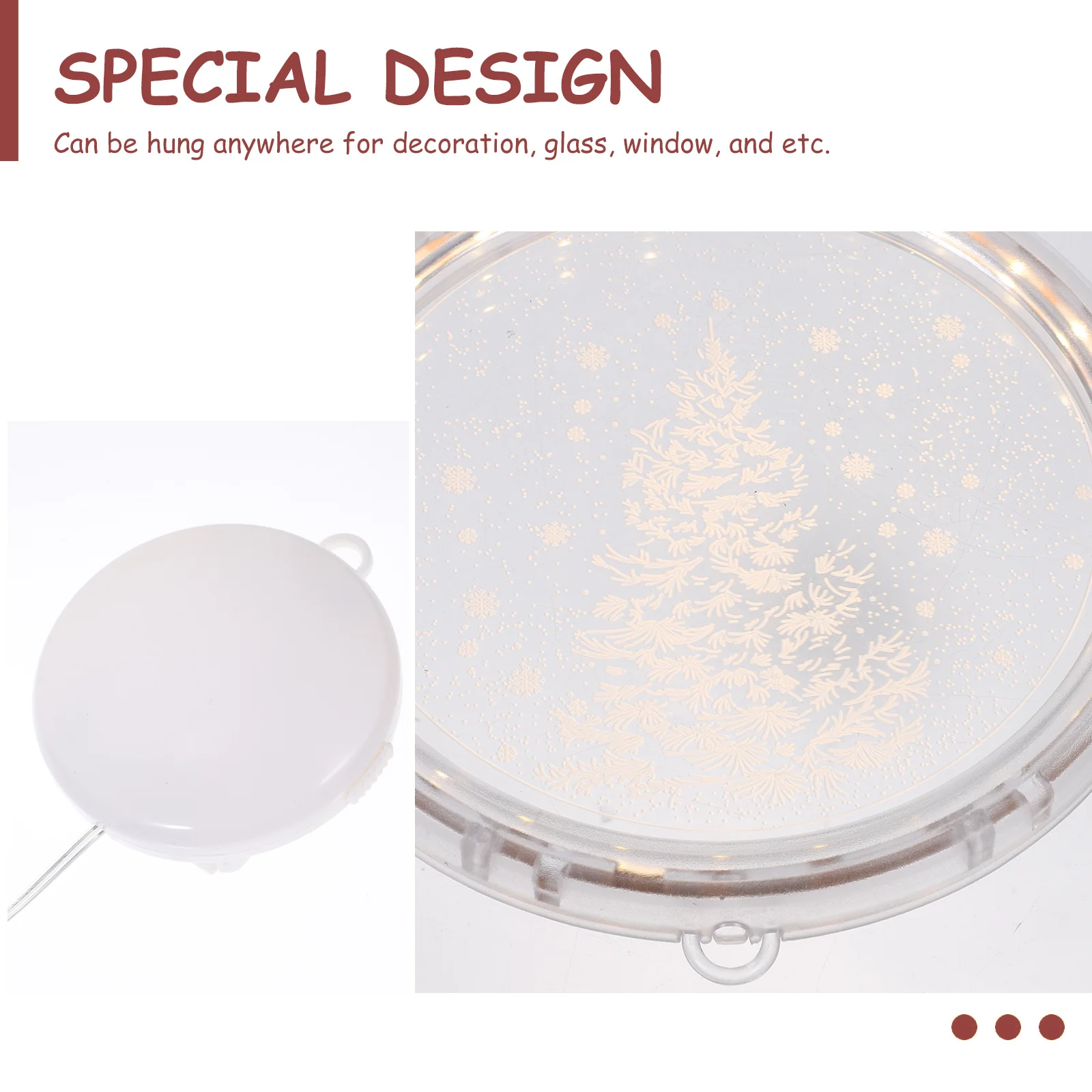 

Christmas Window Light Acrylic Decorative Lighting Accessory Christmas Party Decoration Indoor Window Lights