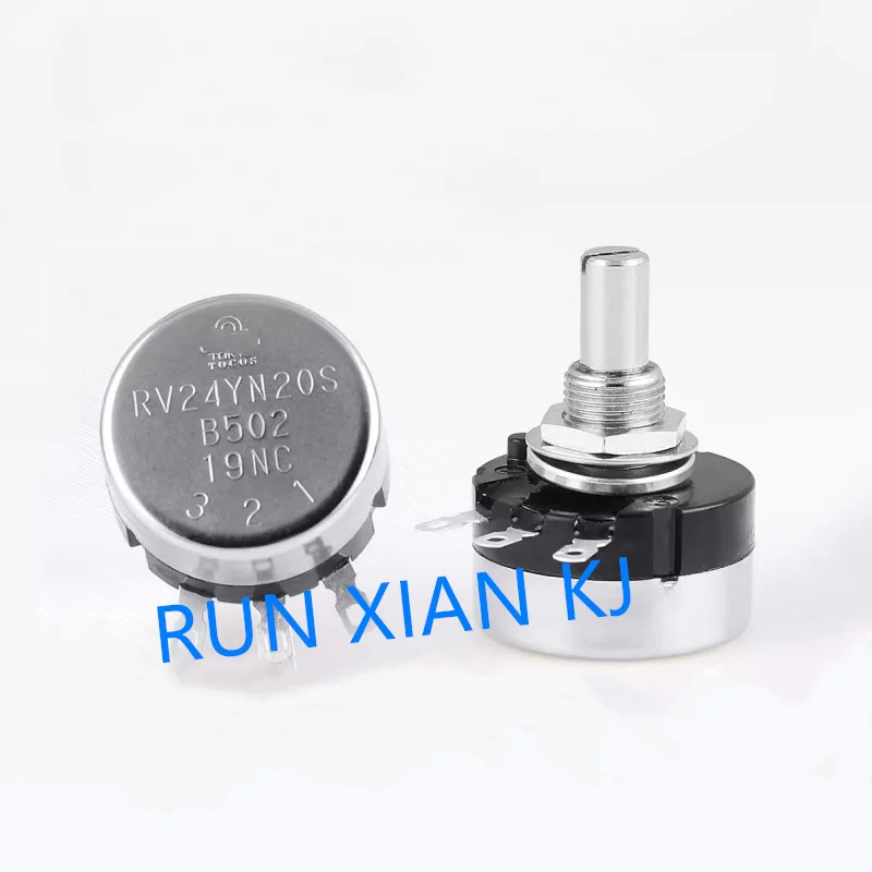 

2PCS RV24YN20S single-turn carbon film potentiometer B102/B202/B502/B103/B203/B104 1K 10K Brand new