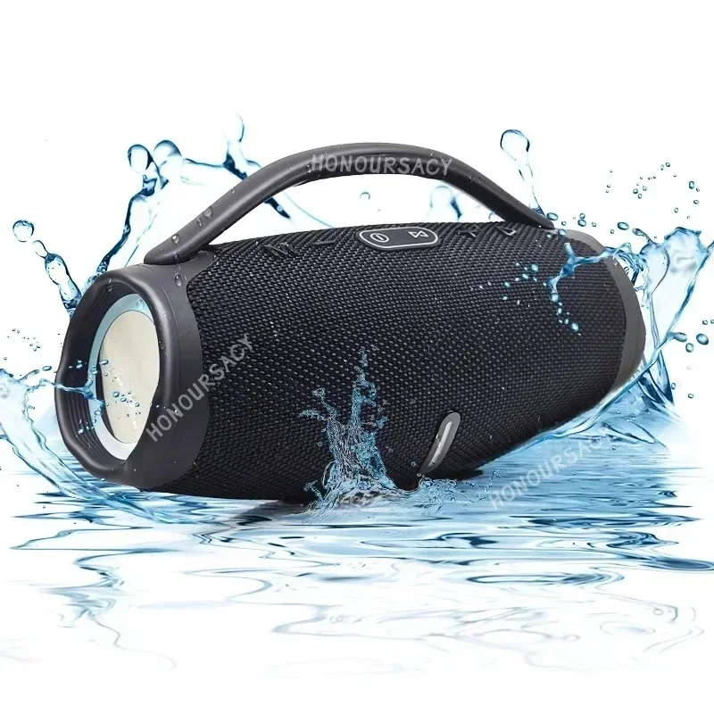 100W High-power Bocinas Bluetooth LED Light Handheld Subwoofer Portable Outdoor Waterproof 360 Stereo Sound System TWS Speakers