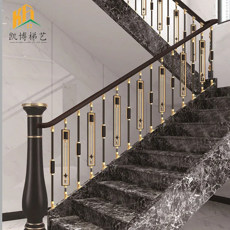 custom.Customized Luxury aluminum alloy interior stair column stair interior stair column Made in China