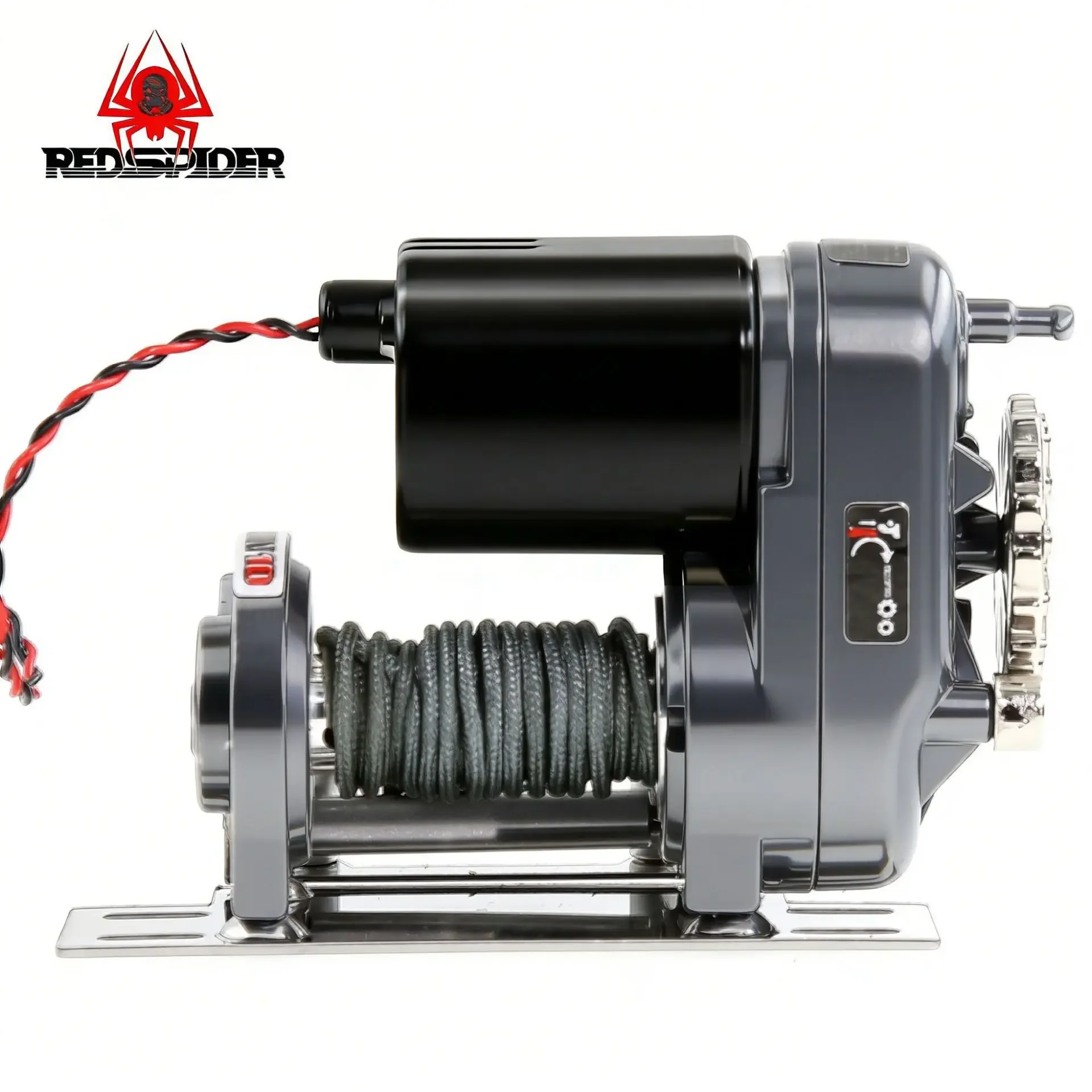 

Металлическая электрическая лебедка с дистанционным управлением для радиоуправляемых краулеров 1/10, металлические улучшенные запчасти и аксессуары OP