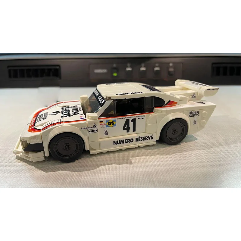MOC-185810 Klassisches ikonisches Sportwagen-Rennbausteinmodell 320 Teile MOC Creative Boy Kindergeburtstagsspielzeug Geschenk