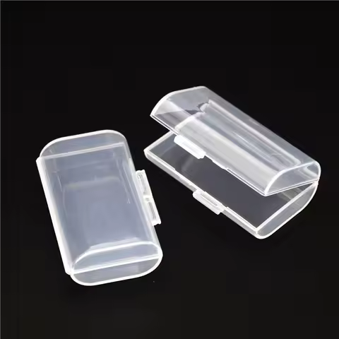 Durable Hard Plastic Battery Case Holder Storage Box for AA No. 5 2 Battery Box No. 5 Battery Storage Box Protection Box