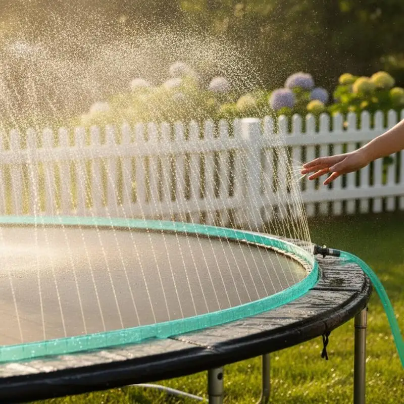 Water Saving Multi Directional Soaker Hose 7.5M Durable Flat Tubing for Park Flower Bed Watering