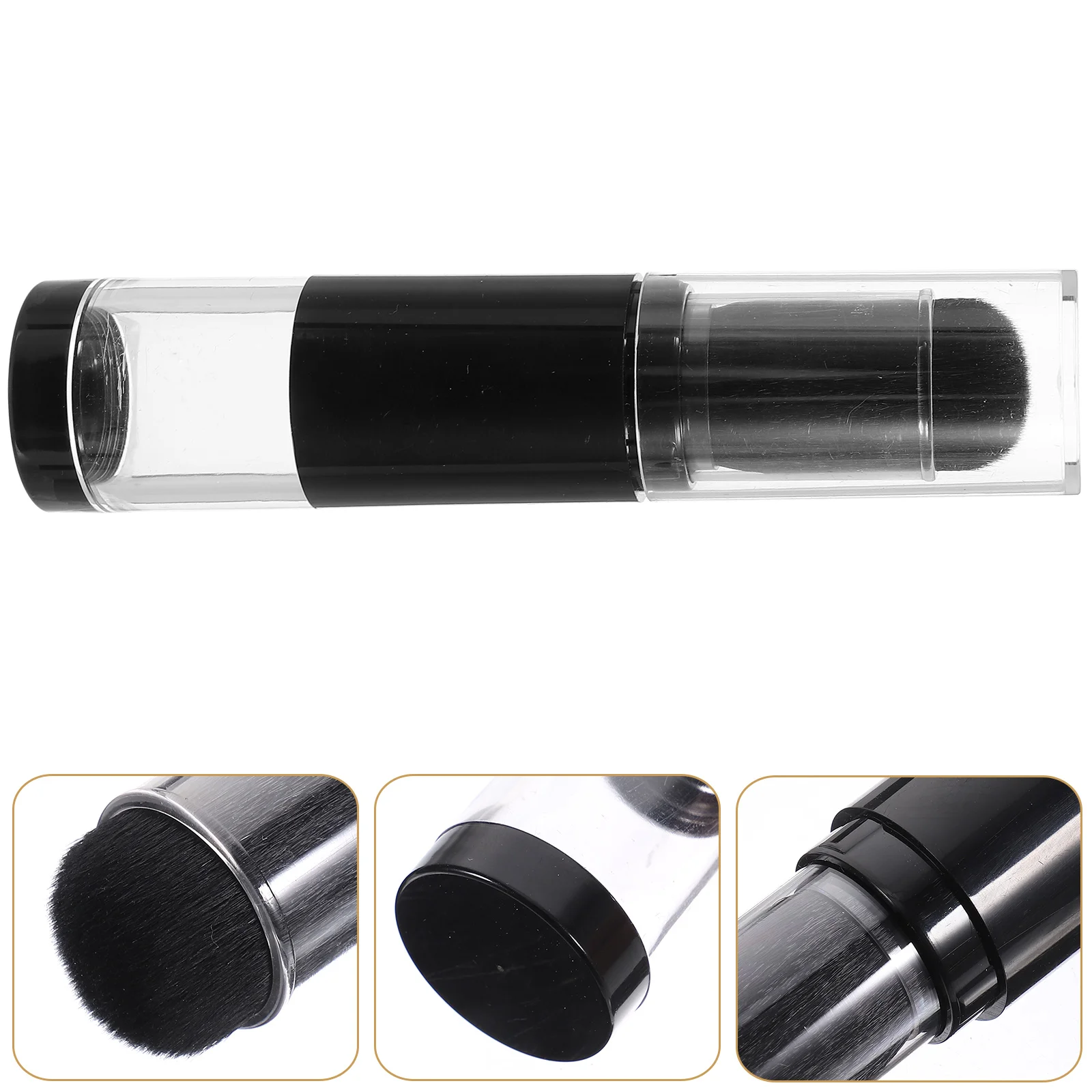 Press-type Makeup Brush Packaging Bottle All-in-one Portable Spray Powder Manicure Painting Foundation Refillable Puff