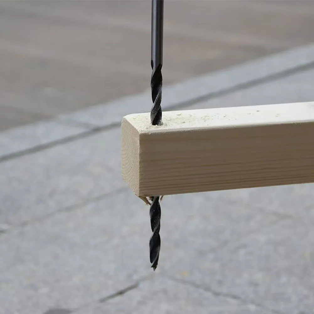 7個入り-300mm-木工用ドリルビットセット-4-12mm-ブラッドポイント-丸シャンク-硬材・軟材・プラスチック・アクリル用穴あけ工具