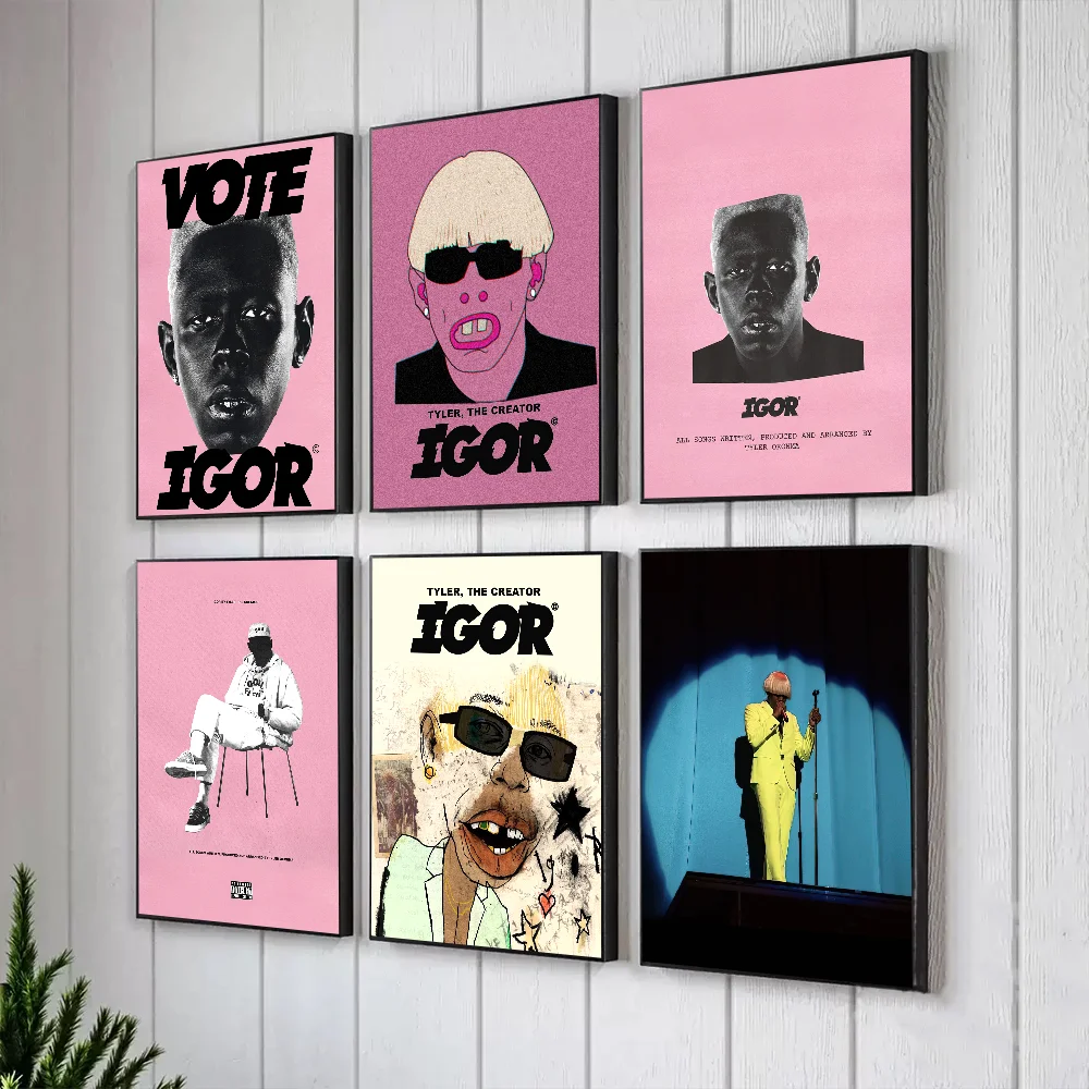 Tyler The Creator IGOR Poster Prints Artwork festival Bedroom Club living room Home Deco