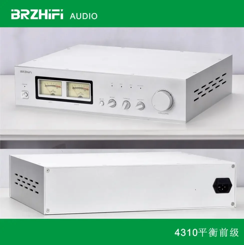 Brzhifi Audio 4310vu Elektronische Buis Met Hoofd Balans Front-Level Aluminium Chassis