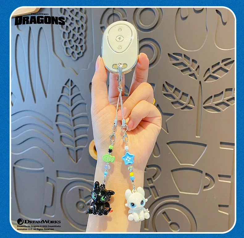 Authentischer Drachenmeister Fliegender Zahnloser Junge Schlüsselanhänger Neuer Taschenanhänger Kleine Accessoires Auto-Schlüsselanhänger Dekoratives Geschenk – Detail 11