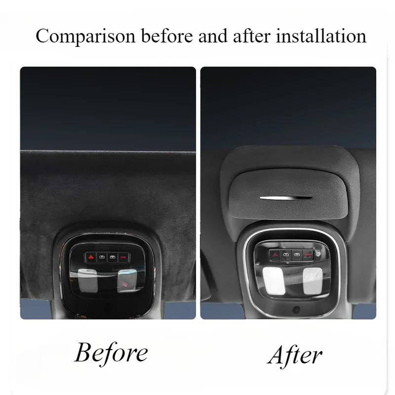 For Changan Shenlan DEEPAL S7/S07SL03 Car Glasses Case Roof Sunglasses Protective Storage Clip Auto Modification Accessories