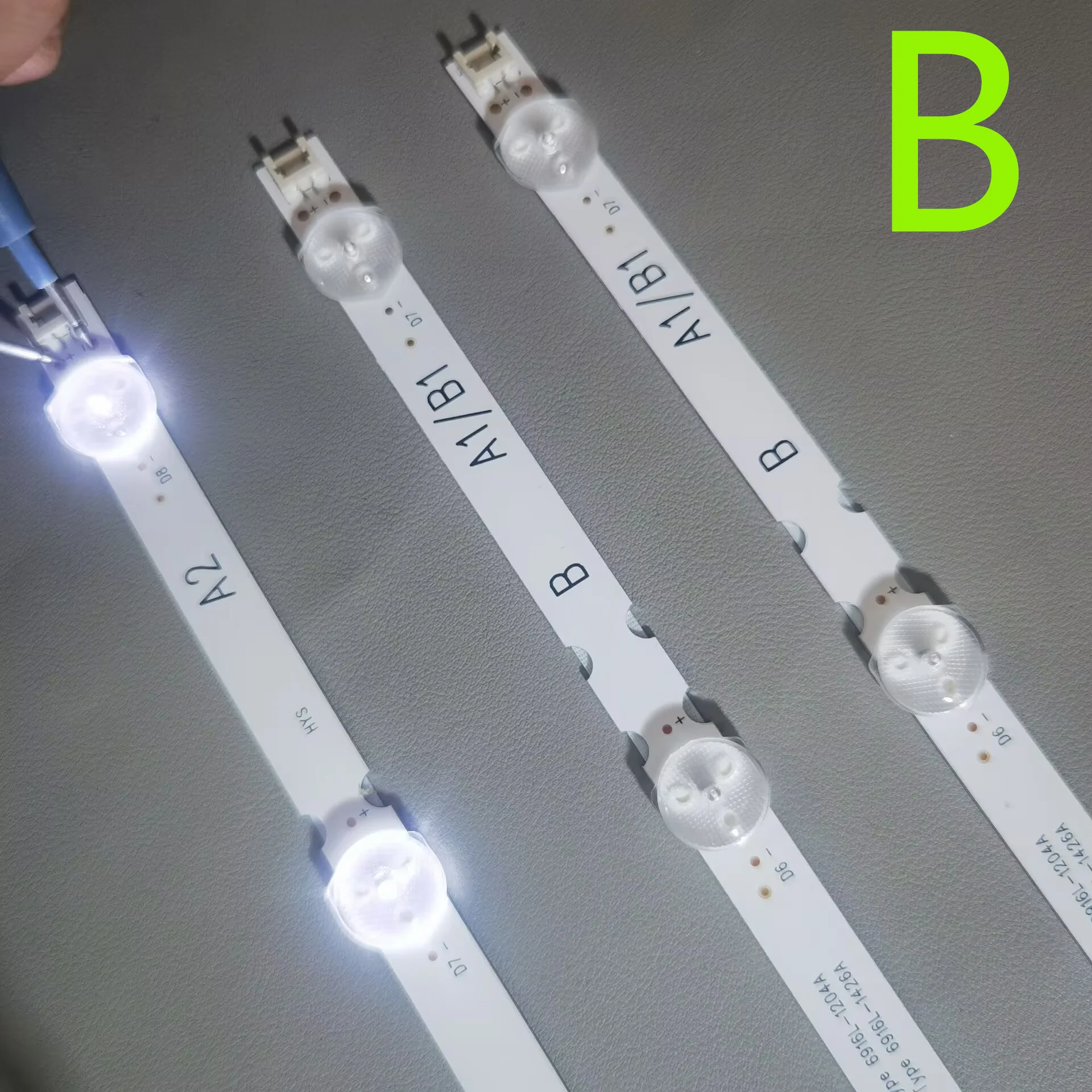 FOR  32LN541V 32LN540V 32LN541U 6916L-1437A 6916L-1438A 6916L-1204A 6916L-1426A  630MM 7LED  3V LED Backlight Strip