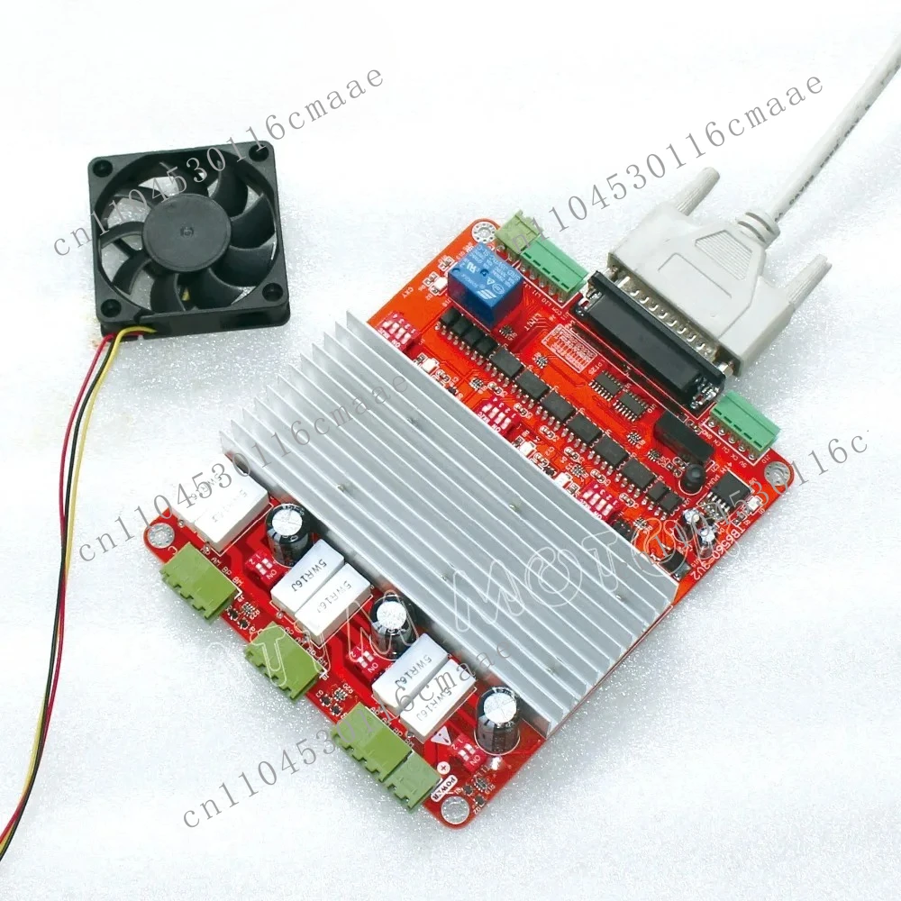 High speed Optocoupler TB6560 stepper motor driver 3Axis or 4 Axis CNC controller board & DB25 bable