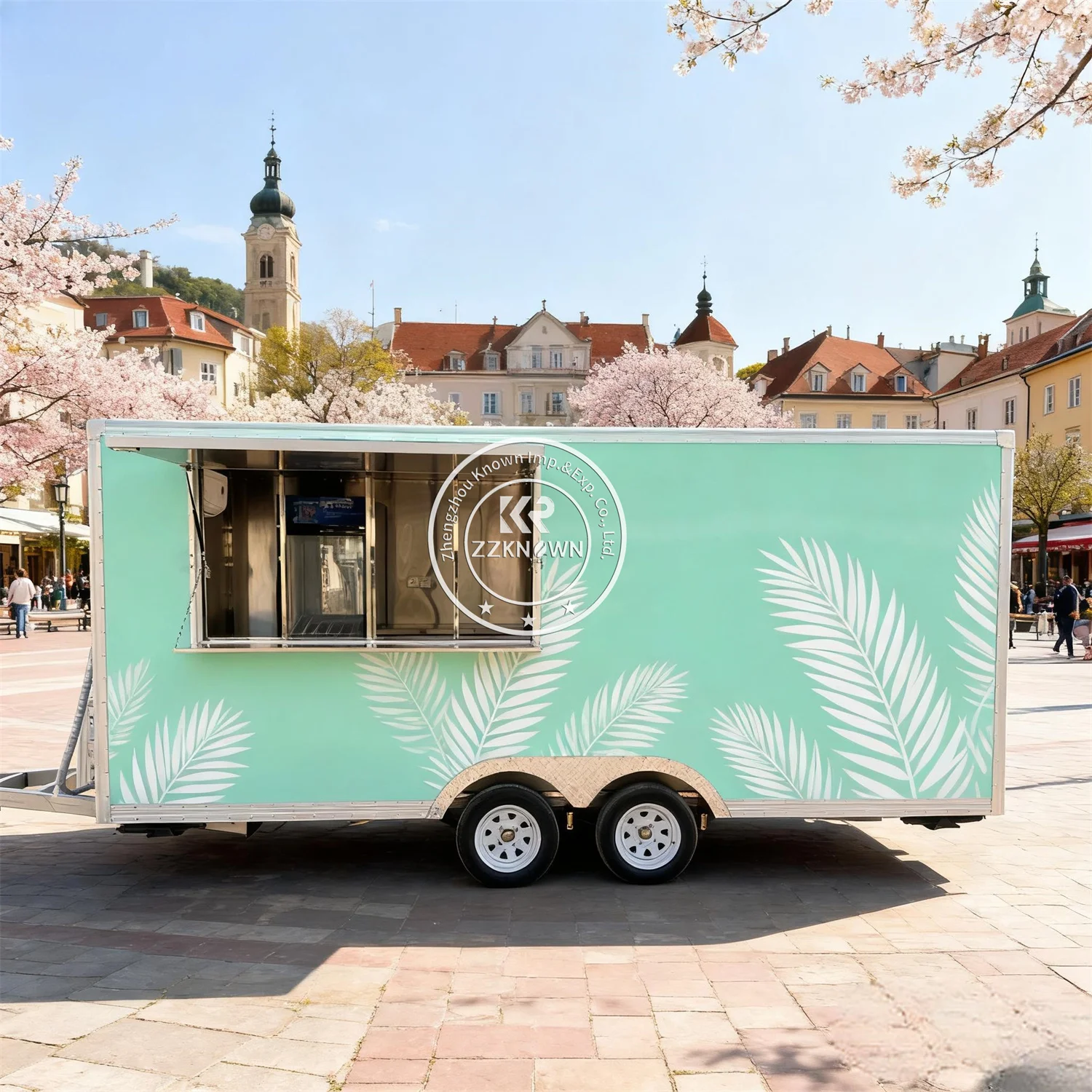 

Outdoor Mobile Bar Street Mobile Coffee Ice Cream Cart Food Trailer Mobile Kitchen Concession Food Truck For Sale