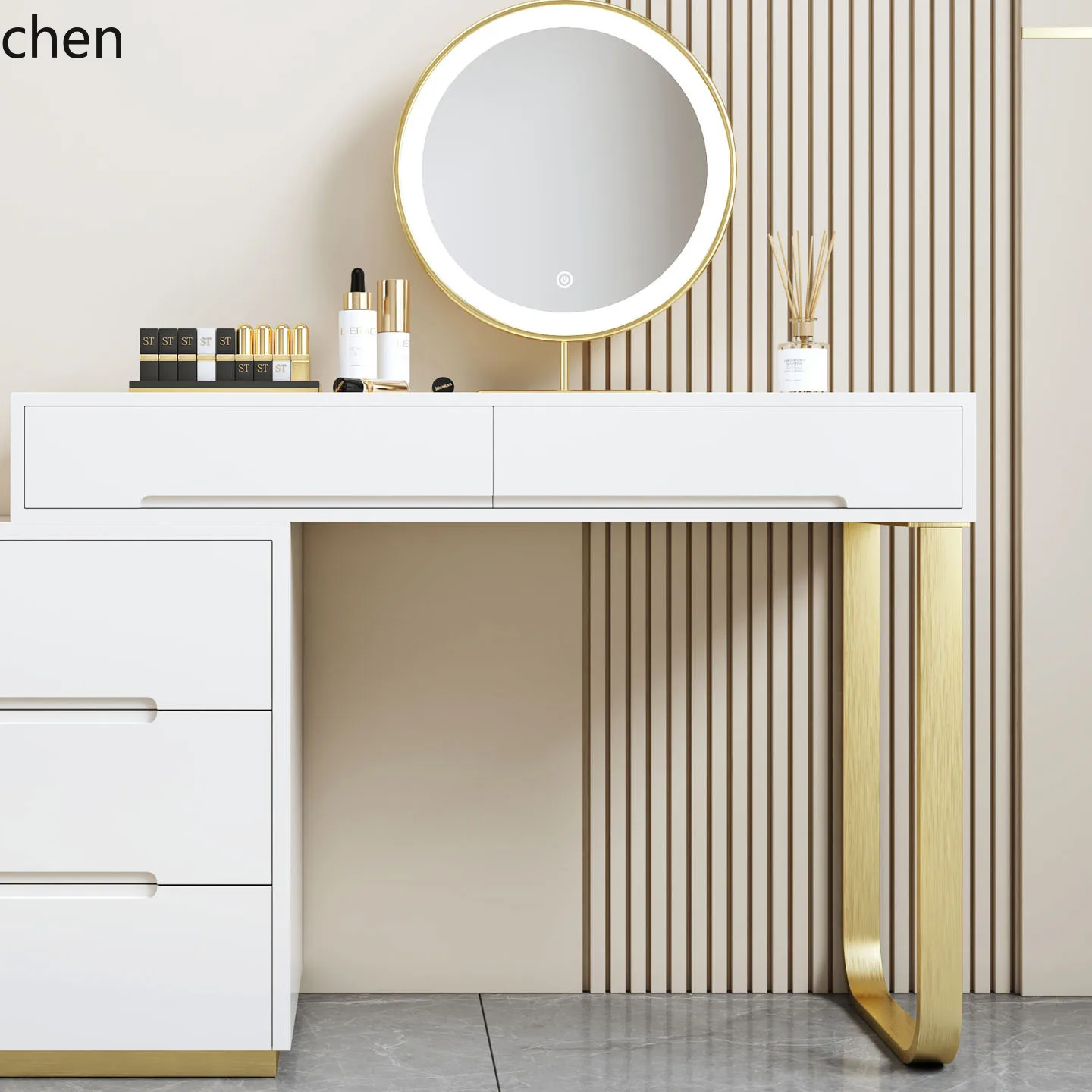 CZ Stainless Steel Table Legs Arc Trapezoidal Bar Table Legs Single Side Bracket Office Desk Frame