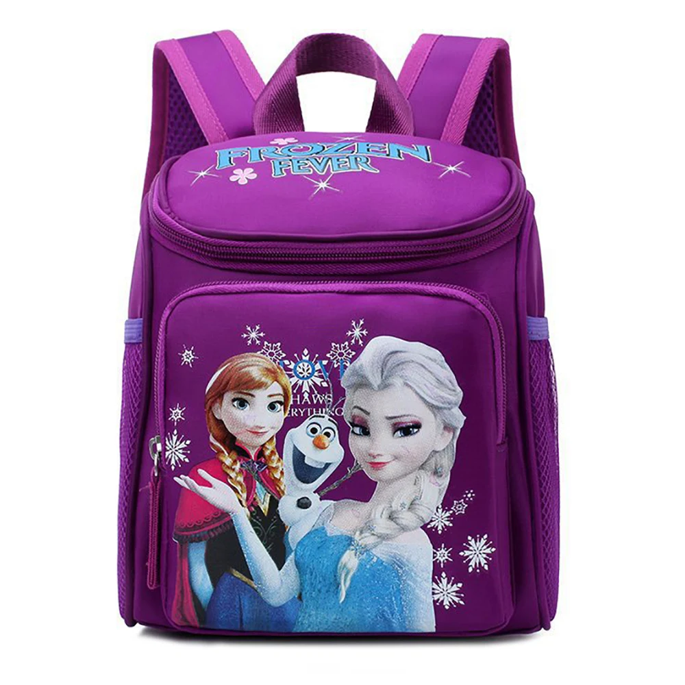 Frozen Children Kawaii Backpacks New Fashion Creativity Multiple Styles Breathable Waterproof Cartoon Kindergarten School Bags