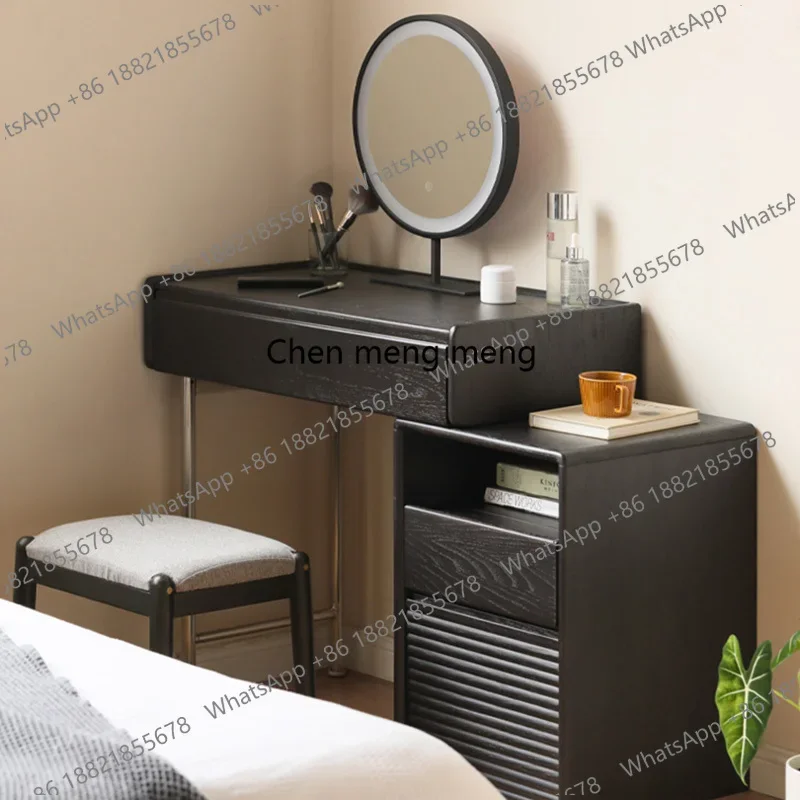 

Mid Century Luxury Vanity Table Women Modern Bedroom Makeup Dressing Table Mirror Desk Chair Comoda Pra Quarto Home Furniture