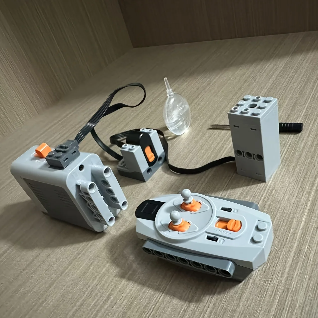 مجموعة محرك وظيفة الرش 6 في 1، متوافقة مع أجزاء STEM Motor Toy MOC Technic... #2