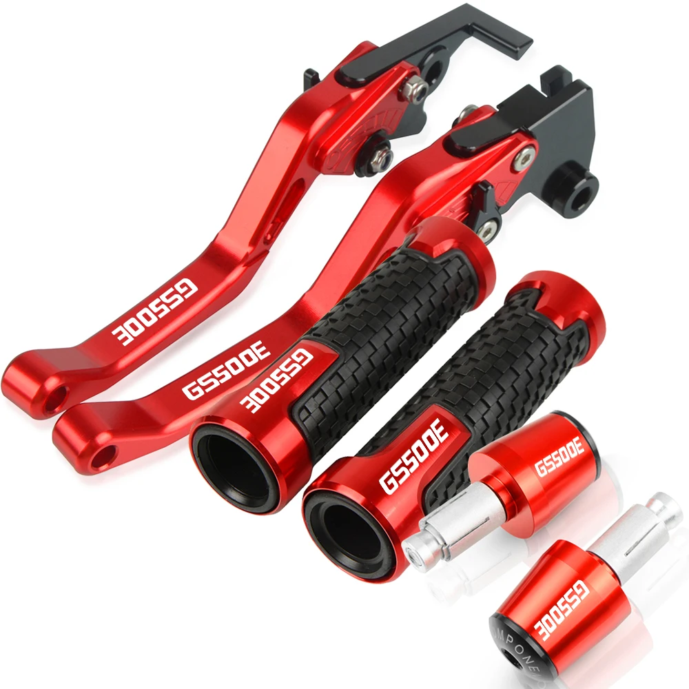 Leviers de frein et d'embrayage CNC avec poignées de guidon, accessoires pour moto SUZUKI GS500E GS 500E 500 E 1994 1995 1996 1997 1998