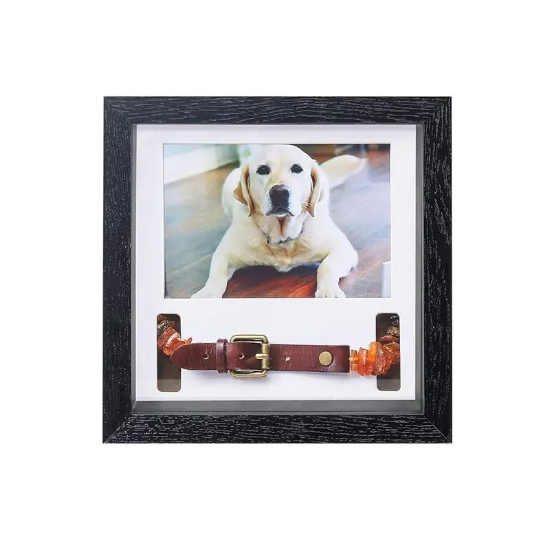 

Фоторамка CYCLI-Pet для памяти о питомце - Мемориальная рамка для собак в память о потере питомца, подарок с дизайном в виде ошейника.