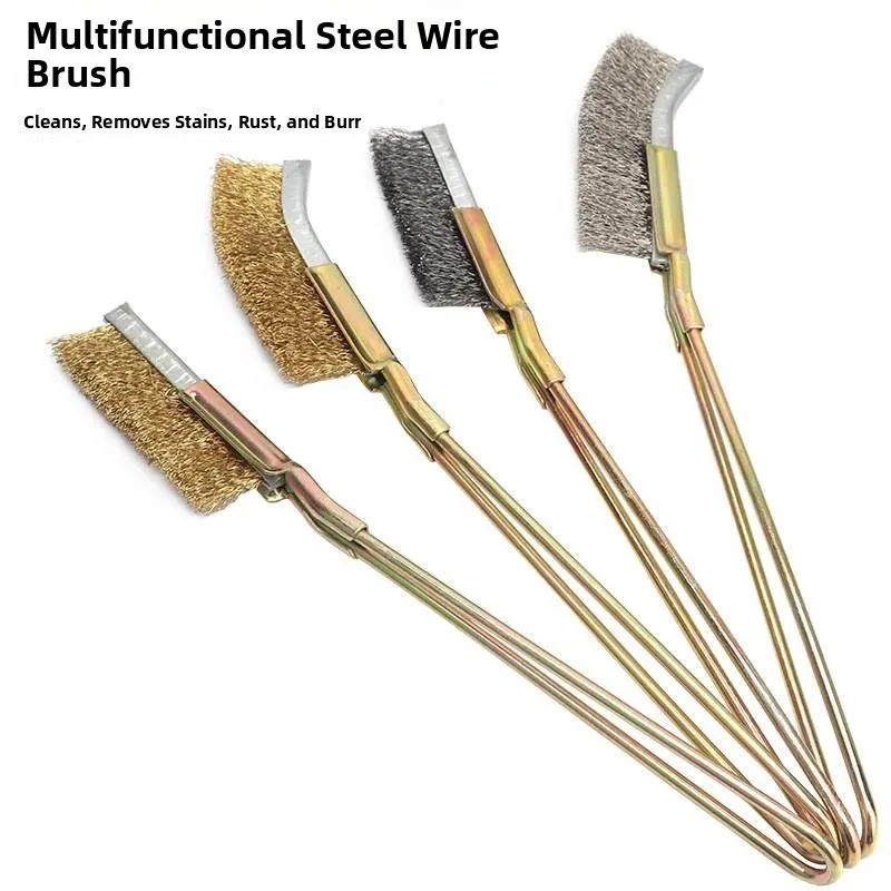 

Long Handle Steel Wire Bru Toilet Cleaning Tool Rust Removal Sc Removal Batoom Cleaning Equipment Toilet Bru