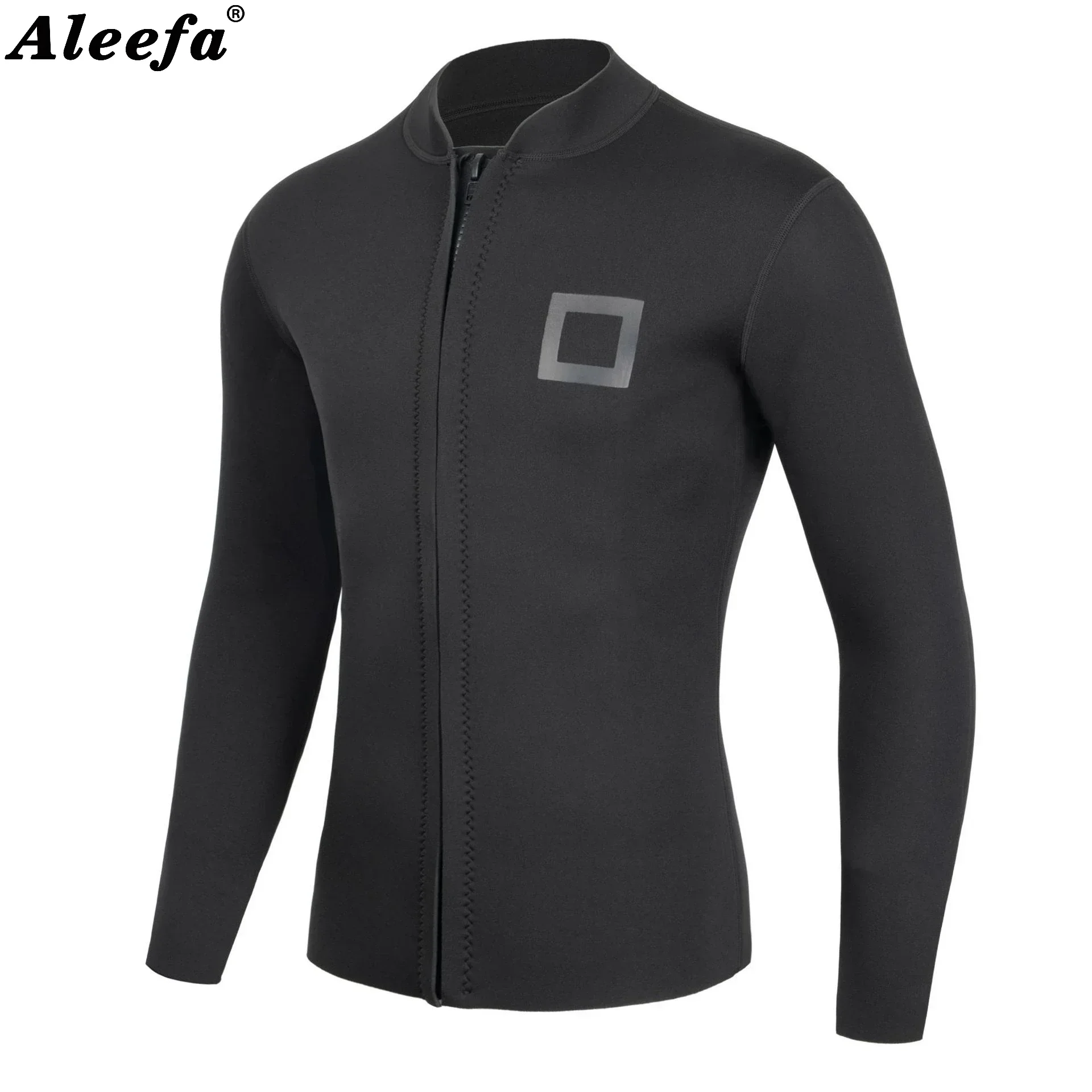 

Mens Wetsuit Top Jacket - 3mm diving suit Neoprene Long Sleeve for Warmth & Comfort- Surfing, Snorkeling