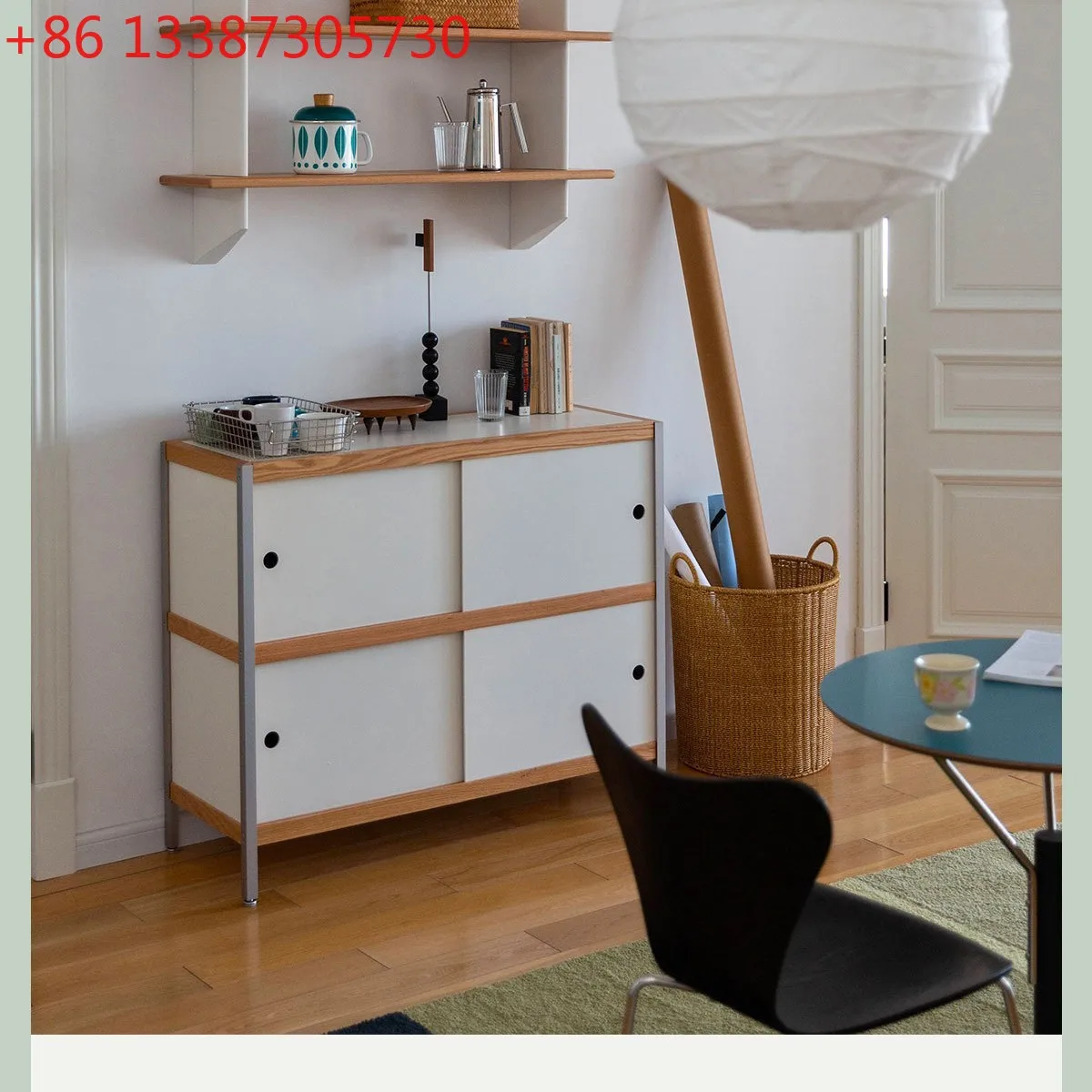 

Берлинский комбинированный шкаф Баухаус ретро книжный шкаф раздвижная дверь боковой шкаф у стены