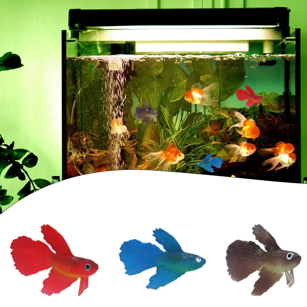 Silica Gel Impeccable Decoration Luminous Simulation Fake Fish For Beautiful Aquariums Impeccable