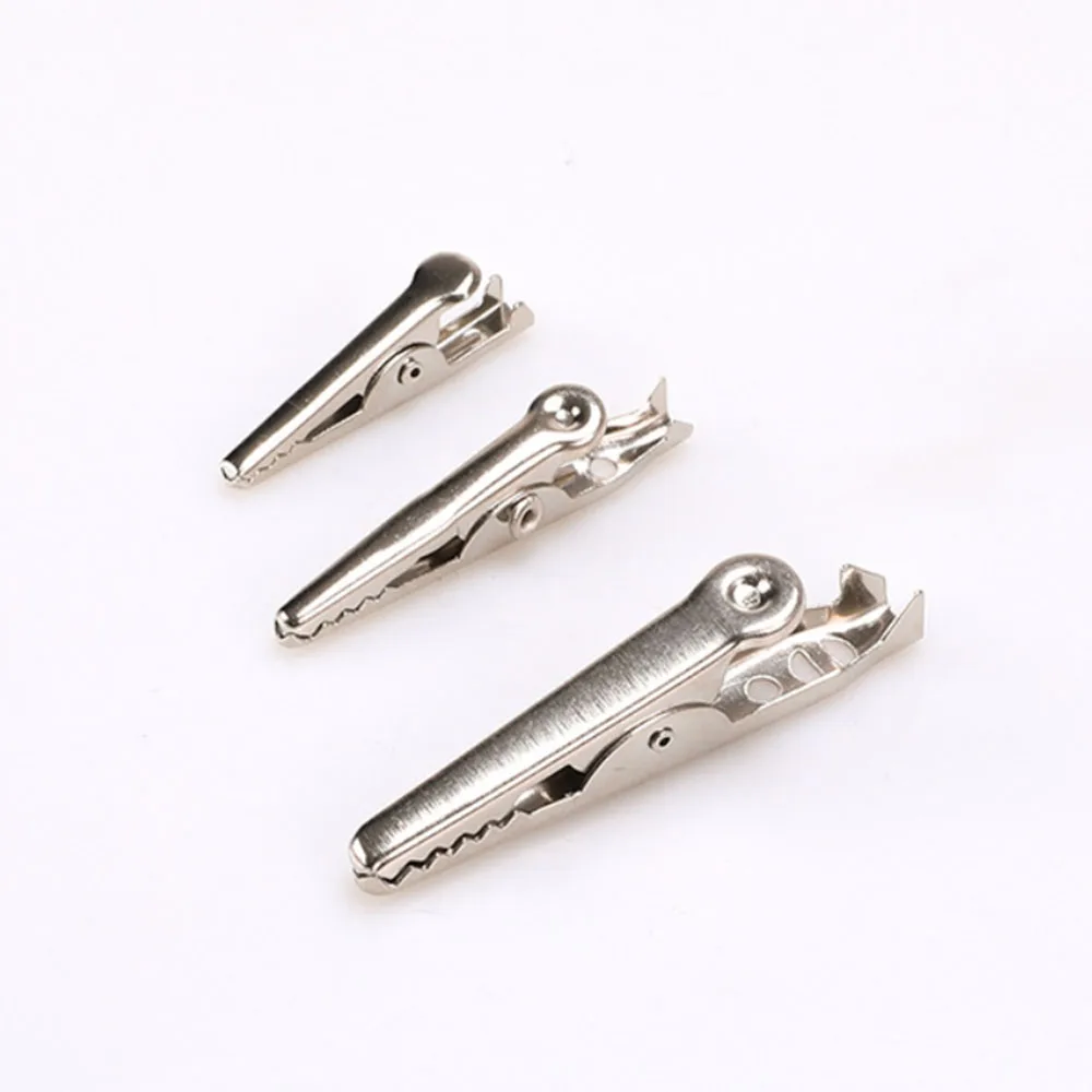 35mm Electrical Alligator Clips Test Lead Roach Clip Test Jumper Wire Connectors Cable Connectors Double-ended Crocodile Clips