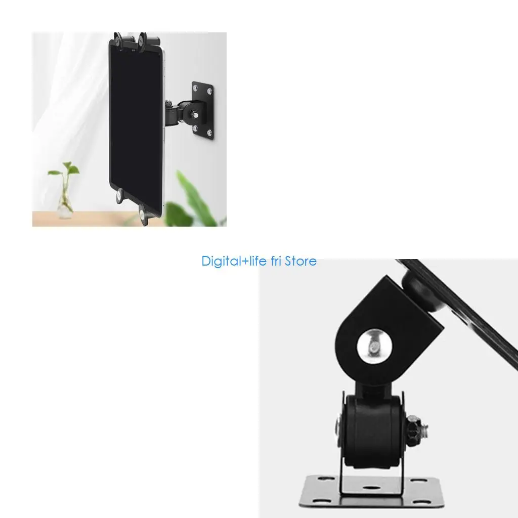 E06D Adjustable Wall Mount Tablet Holder For Phones Tablets On Wall