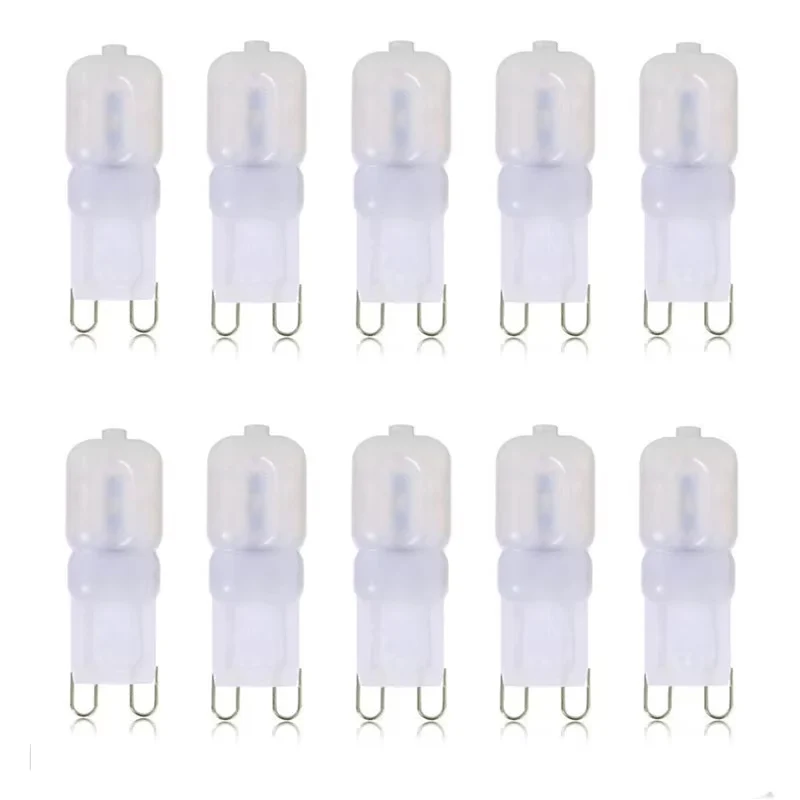 10PCS Super Bright G9 LED Light Bulbs 5W 7W AC 220V Light Bulb 2835 Lamp Cold White/Warm White Constant Power Light LED Lighting