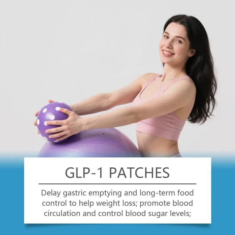 

30Pcs Slimming Patches Body Sticker Blue Healthy Body Comfortable Care Patches Weight Loss Patch Round Hydrocolloid Patches